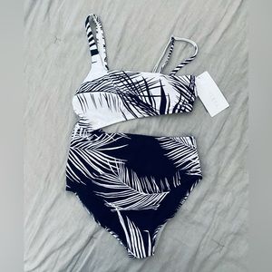 Athleta Retro Palm One Piece Swimsuit